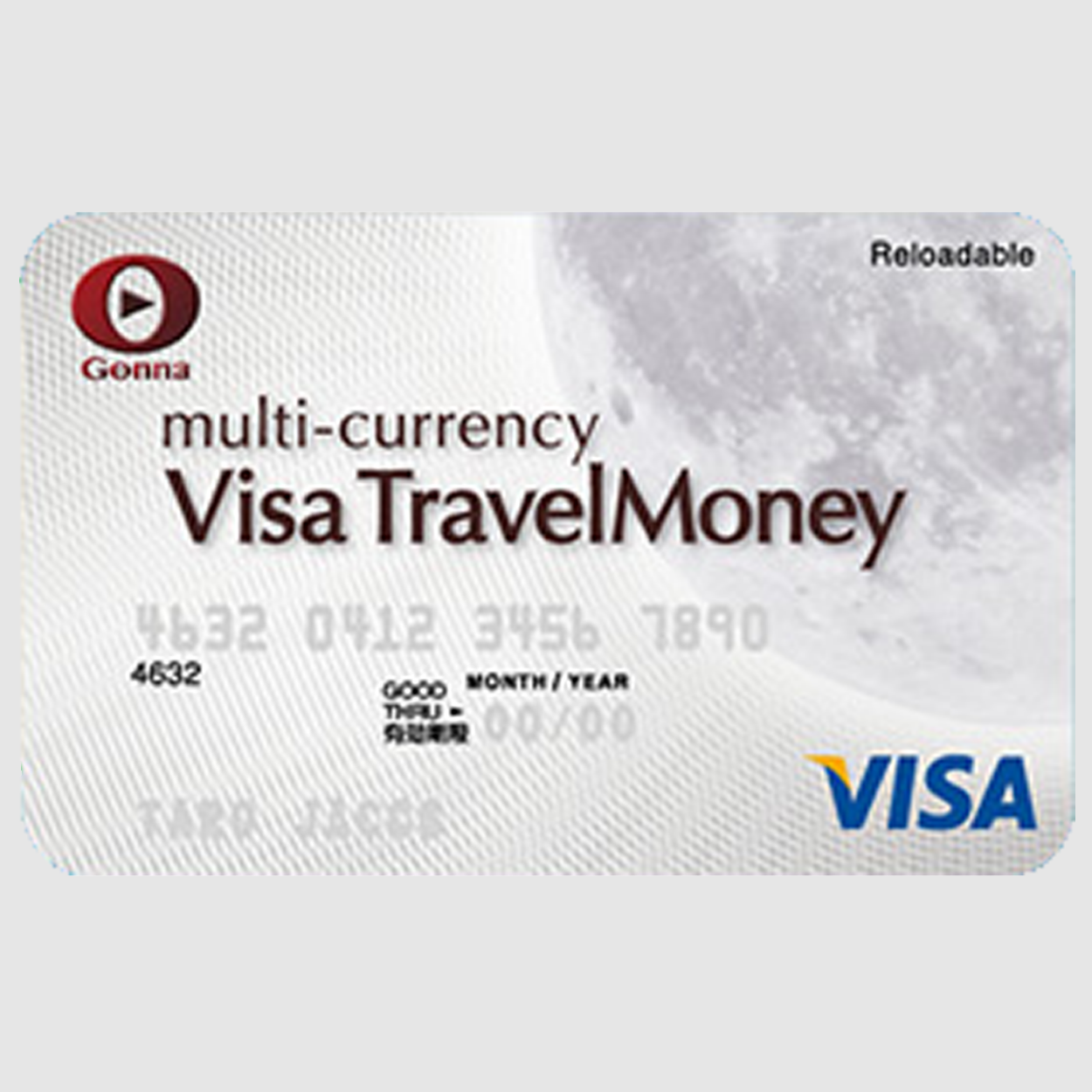 Visa TravelMoneyGonna（ゴナ）カード